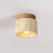 Rilon Ritta plafondlamp zwart & gele travertin - afbeelding 13 | Noma Lighting
