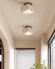 Rilon Ritta plafondlamp zwart & gele travertin - afbeelding 18 | Noma Lighting