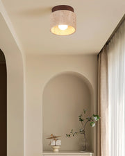 Rilon Ritta plafondlamp zwart & gele travertin - afbeelding 21 | Noma Lighting