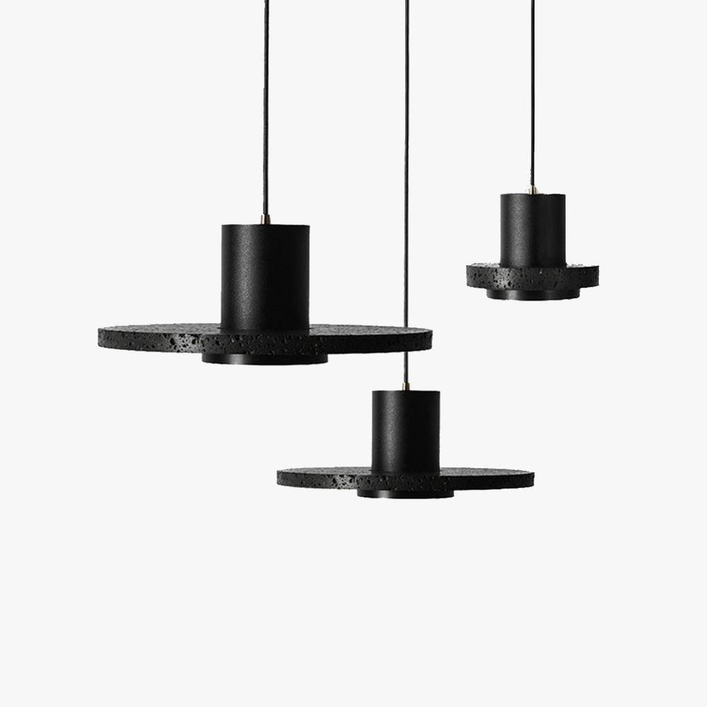 Zaid Modern Design LED Hanglamp Cirkel Zwart Woonkamer Eettafel - afbeelding 1 | Noma Lighting