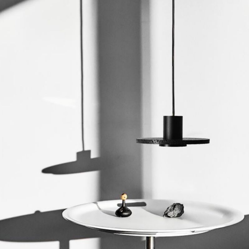 Zaid Modern Design LED Hanglamp Cirkel Zwart Woonkamer Eettafel - afbeelding 3 | Noma Lighting