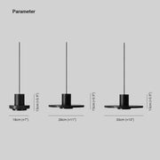 Zaid Modern Design LED Hanglamp Cirkel Zwart Woonkamer Eettafel - afbeelding 4 | Noma Lighting