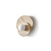 Tavinielle wandlamp travertin Layered Wabi-sabi Esthetiek - afbeelding 1 | Noma Lighting