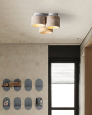 Valeneon travertin plafondlamp met 3 lichtpunten - afbeelding 12 | Noma Lighting