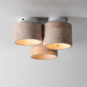 Valeneon travertin plafondlamp met 3 lichtpunten - afbeelding 5 | Noma Lighting