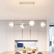 Valentina Moderne LED Kroonluchters Chroom Glas Woonkamer - afbeelding 2 | Noma Lighting