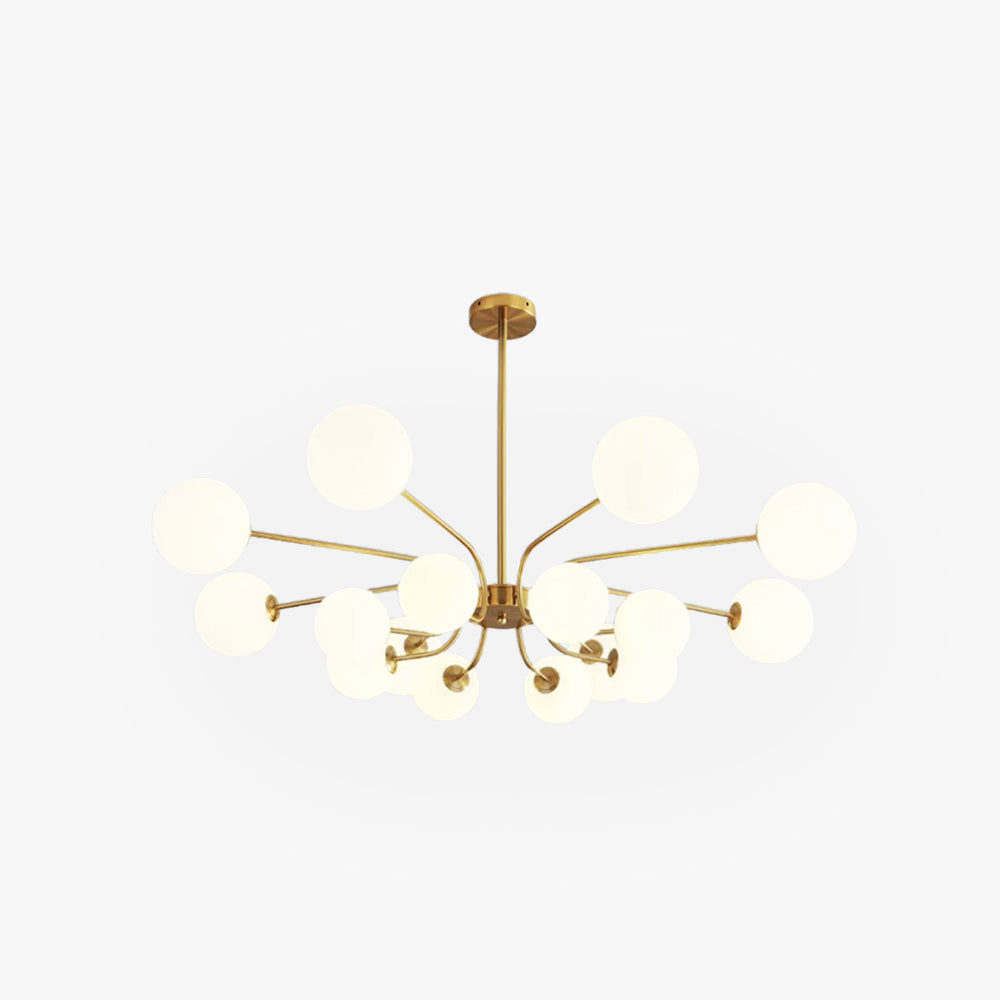 Valentina Moderne LED Kroonluchters Chroom/Goud Woonkamer - afbeelding 1 | Noma Lighting