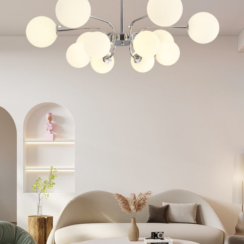 Valentina Moderne LED Kroonluchters Chroom/Goud Woonkamer - afbeelding 2 | Noma Lighting