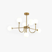 Valentina Moderne LED Kroonluchters Goud Glas Woon-/Eetkamer - afbeelding 1 | Noma Lighting