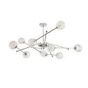 Valentina Nordic Bauhaus Kroonluchters Metaal Glas Woonkamer - afbeelding 11 | Noma Lighting