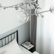Valentina Nordic Bauhaus Kroonluchters Metaal Glas Woonkamer - afbeelding 12 | Noma Lighting