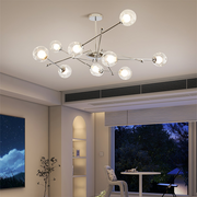 Valentina Nordic Bauhaus Kroonluchters Metaal Glas Woonkamer - afbeelding 6 | Noma Lighting