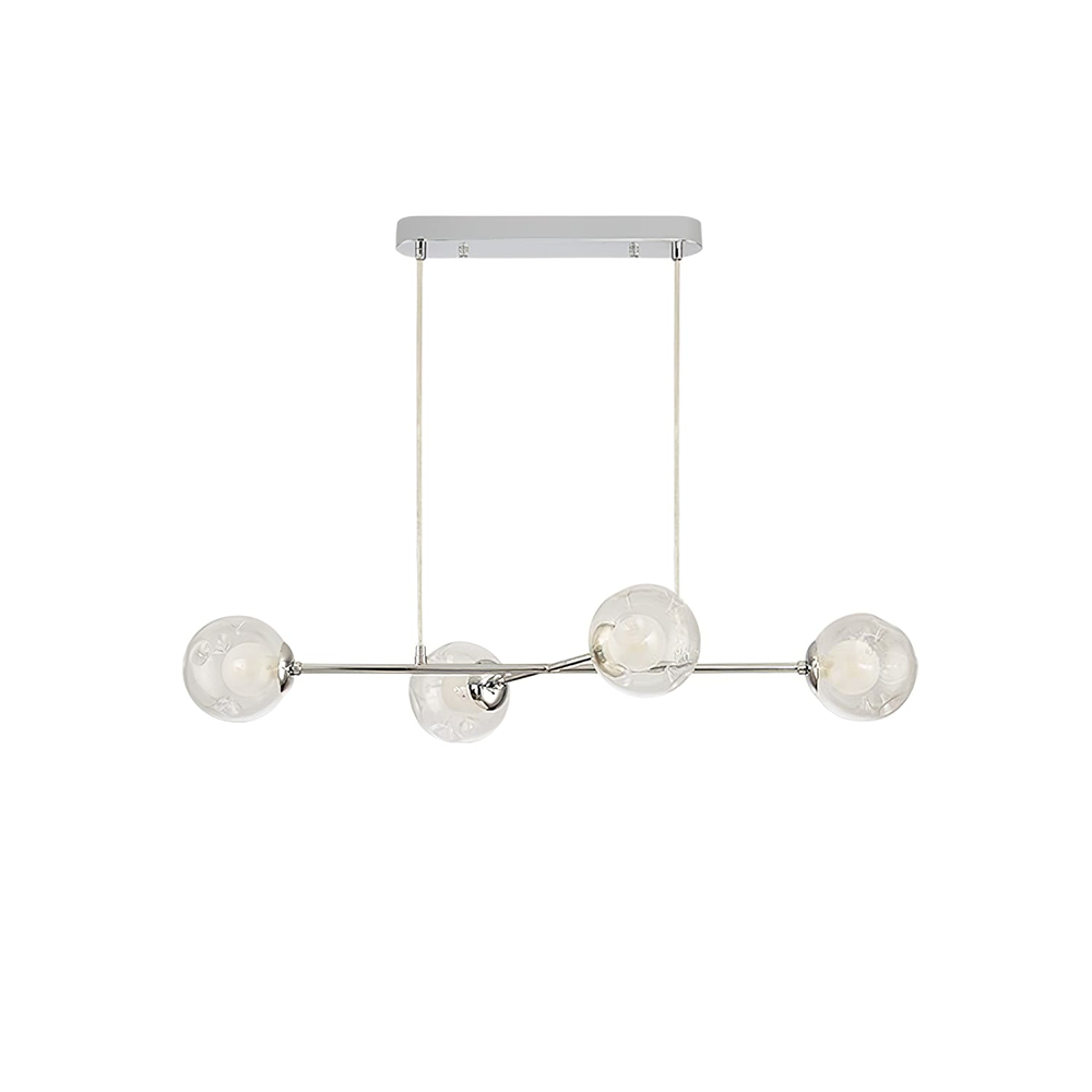 Valentina Nordic Bauhaus Kroonluchters Metaal Glas Woonkamer - afbeelding 8 | Noma Lighting