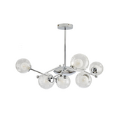 Valentina Nordic Bauhaus Kroonluchters Metaal Glas Woonkamer - afbeelding 9 | Noma Lighting