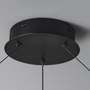 Valentina Nordic LED Kroonluchters Zwart Metaal/Glas Eetkamer/Woonkamer/Slaapkamer - afbeelding 10 | Noma Lighting