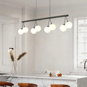 Valentina Nordic LED Kroonluchters Zwart Metaal/Glas Eetkamer/Woonkamer/Slaapkamer - afbeelding 7 | Noma Lighting