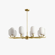 Valentina Scandinavisch Metaal Glas Lantaarn Kroonluchters Woonkamer - afbeelding 1 | Noma Lighting