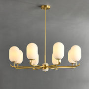 Valentina Scandinavisch Metaal Glas Lantaarn Kroonluchters Woonkamer - afbeelding 2 | Noma Lighting