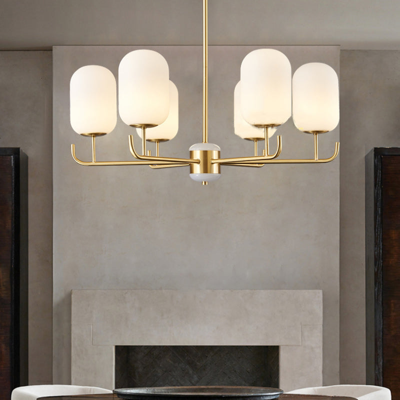 Valentina Scandinavisch Metaal Glas Lantaarn Kroonluchters Woonkamer - afbeelding 3 | Noma Lighting