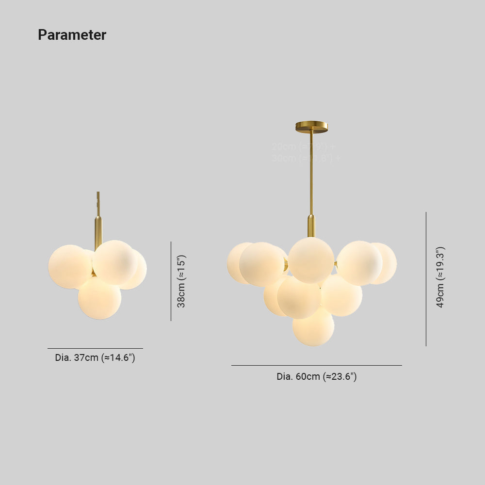 Valentina Scandinavische LED-kroonluchters Metaal Woonkamer - afbeelding 4 | Noma Lighting