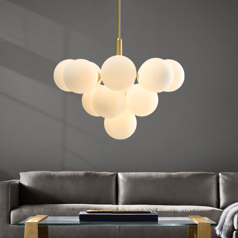 Valentina Scandinavische LED-kroonluchters Metaal Woonkamer - afbeelding 5 | Noma Lighting
