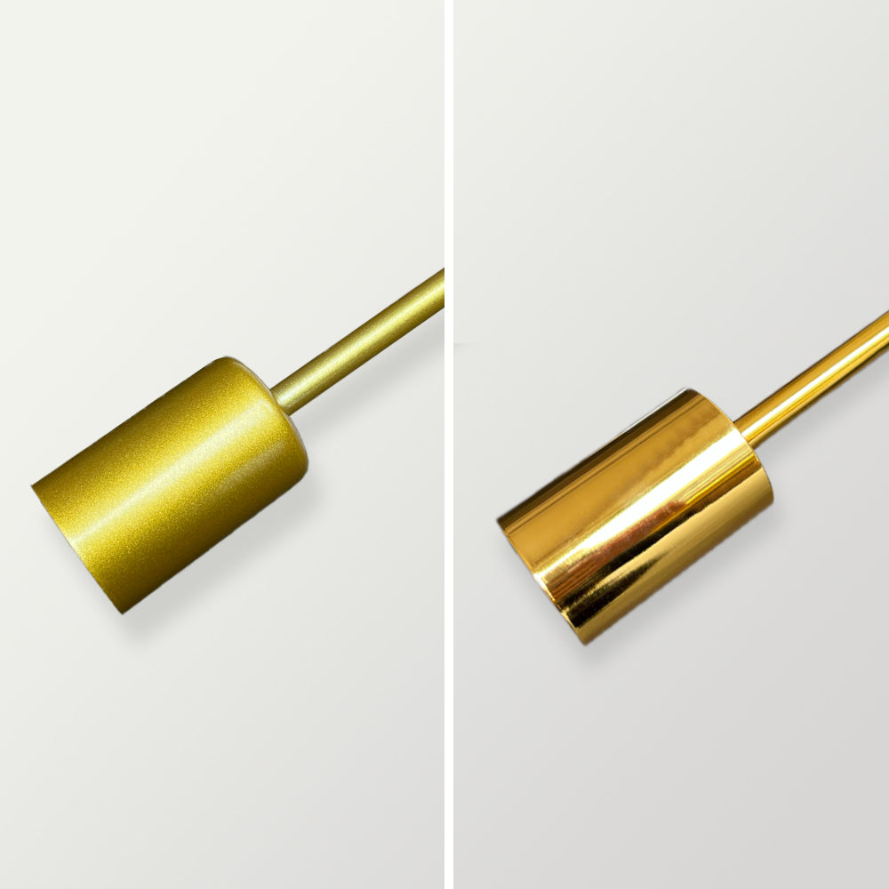 Valentina Moderne LED Plafondlampen Gouden Zwart Metaal Glas Eetkamer - afbeelding 6 | Noma Lighting