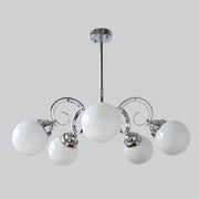 Valentina Vintage Crème Kroonluchter Glas Woonkamer Slaapkamer - afbeelding 14 | Noma Lighting