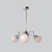 Valentina Vintage Crème Kroonluchter Glas Woonkamer Slaapkamer - afbeelding 15 | Noma Lighting