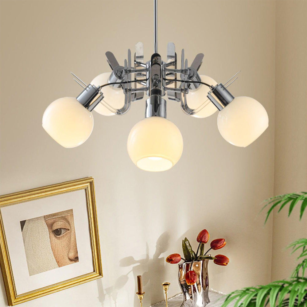 Valentina Vintage Geometrisch Kroonluchter Glas Woonkamer - afbeelding 2 | Noma Lighting