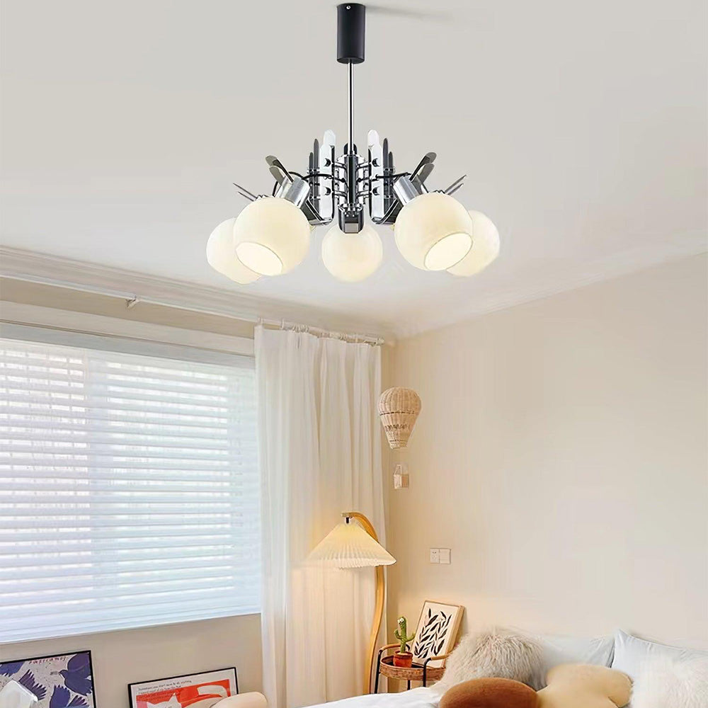 Valentina Vintage Geometrisch Kroonluchter Glas Woonkamer - afbeelding 3 | Noma Lighting