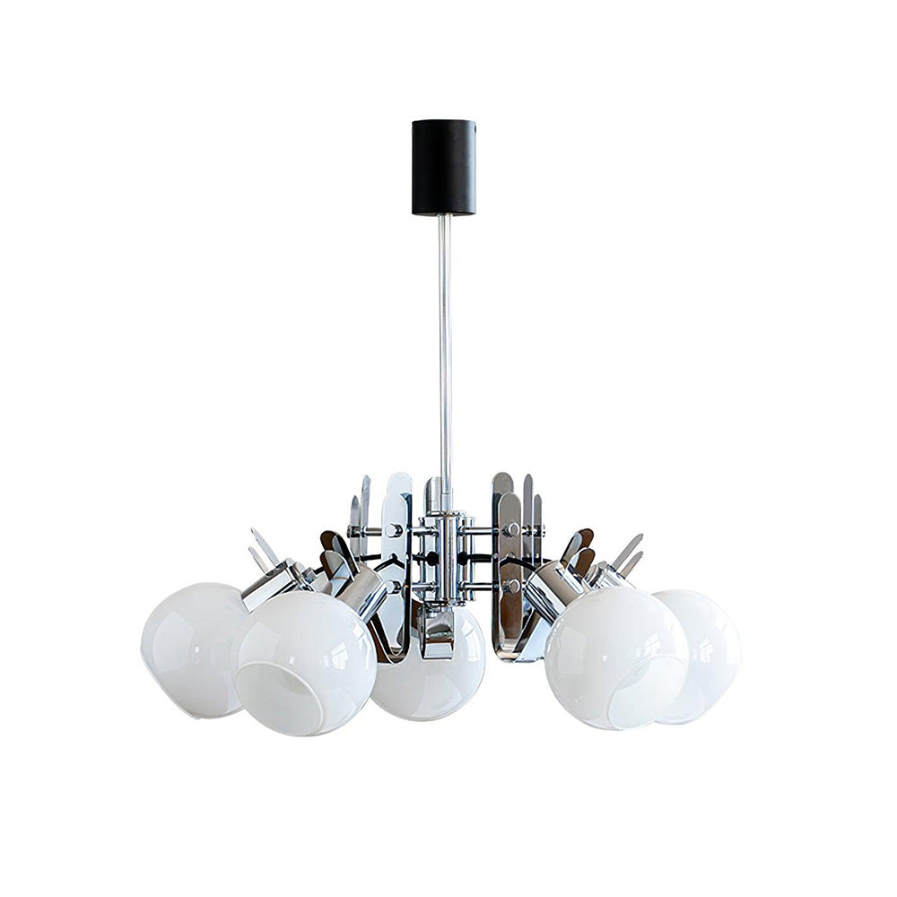 Valentina Vintage Geometrisch Kroonluchter Glas Woonkamer - afbeelding 9 | Noma Lighting