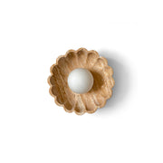Valielia Flower wandlamp Beige Geel travertin - afbeelding 1 | Noma Lighting