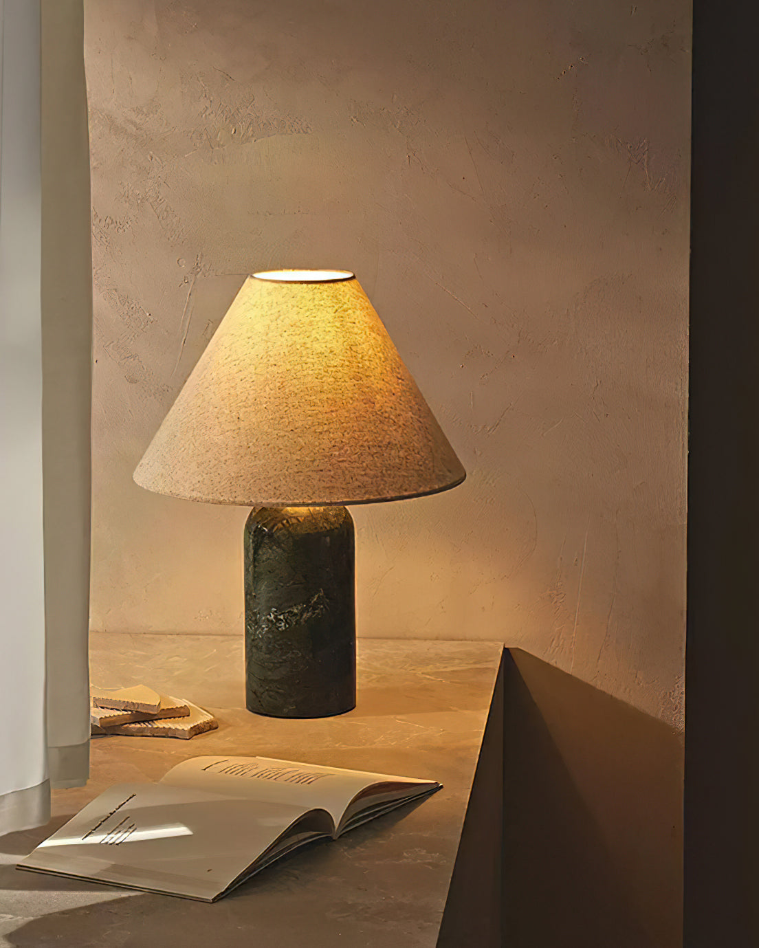 Veralyn tafellamp van marmer - afbeelding 5 | Noma Lighting