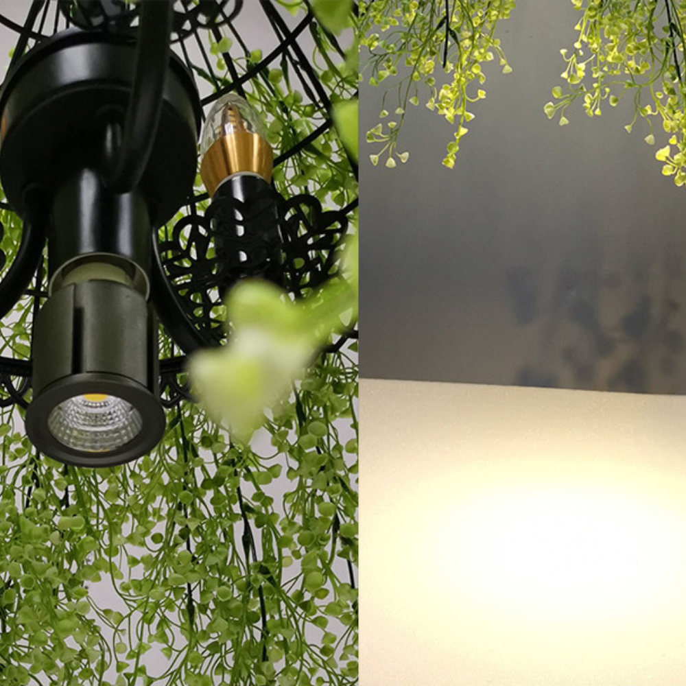 Vireo Industriële Kroonluchters Metaal/Acryl Slaapkamer/Woonkamer - afbeelding 5 | Noma Lighting
