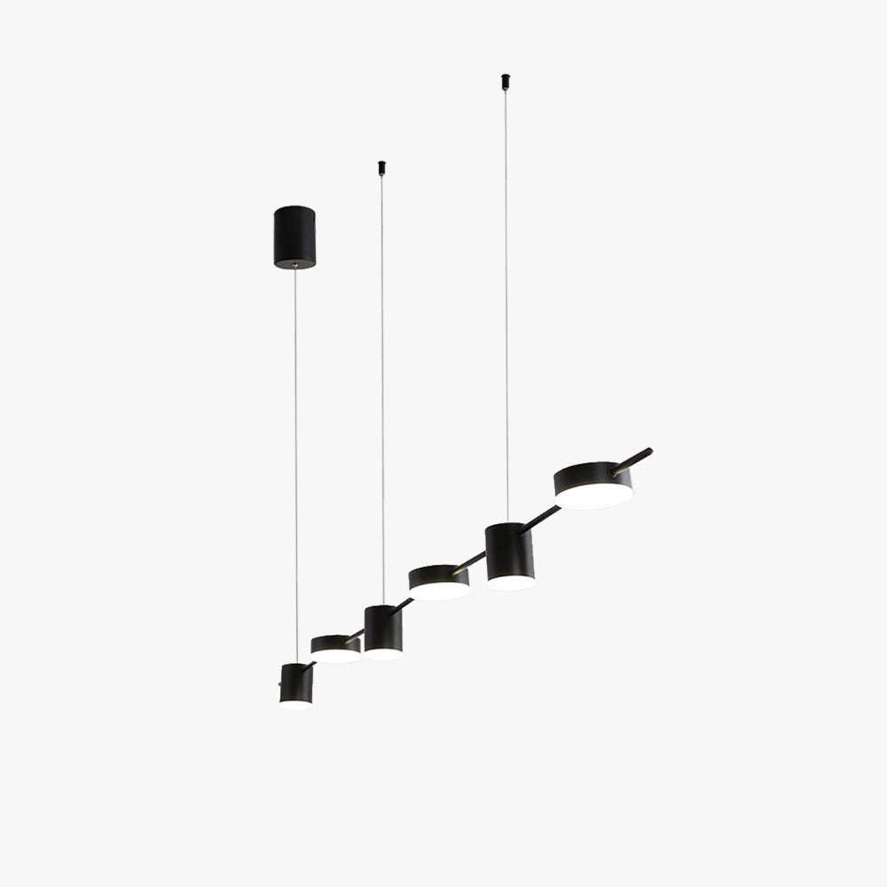 Weiss Moderne Design LED Minimalistische Multi Metalen Hanglamp Zwart/Goud Woonkamer/Slaapkamer/Eetkamer - afbeelding 1 | Noma Lighting