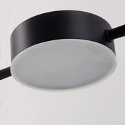 Weiss Moderne Design LED Minimalistische Multi Metalen Hanglamp Zwart/Goud Woonkamer/Slaapkamer/Eetkamer - afbeelding 10 | Noma Lighting