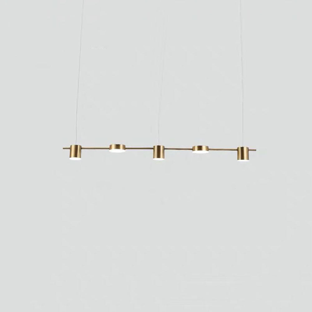 Weiss Moderne Design LED Minimalistische Multi Metalen Hanglamp Zwart/Goud Woonkamer/Slaapkamer/Eetkamer - afbeelding 8 | Noma Lighting