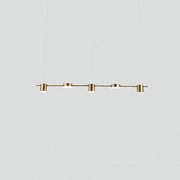 Weiss Moderne Design LED Minimalistische Multi Metalen Hanglamp Zwart/Goud Woonkamer/Slaapkamer/Eetkamer - afbeelding 8 | Noma Lighting