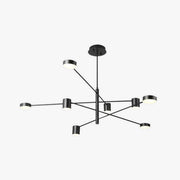 Weiss Moderne LED Hanglamp Metaal Zwart/Goud Slaapkamer/Woonkamer/Eetkamer - afbeelding 1 | Noma Lighting