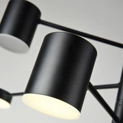 Weiss Moderne LED Hanglamp Metaal Zwart/Goud Slaapkamer/Woonkamer/Eetkamer - afbeelding 12 | Noma Lighting