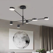 Weiss Moderne LED Hanglamp Metaal Zwart/Goud Slaapkamer/Woonkamer/Eetkamer - afbeelding 4 | Noma Lighting
