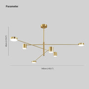 Weiss Moderne LED Hanglamp Metaal Zwart/Goud Slaapkamer/Woonkamer/Eetkamer - afbeelding 6 | Noma Lighting