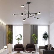 Weiss Moderne LED Hanglamp Metaal Zwart/Goud Slaapkamer/Woonkamer/Eetkamer - afbeelding 8 | Noma Lighting