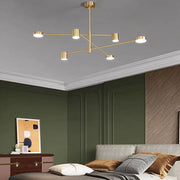 Weiss Moderne LED Hanglamp Metaal Zwart/Goud Slaapkamer/Woonkamer/Eetkamer - afbeelding 9 | Noma Lighting
