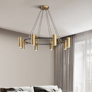 Weiss Moderne Ronde LED Hanglamp Metaal Goud Slaap/Woon/Eetkamer - afbeelding 3 | Noma Lighting