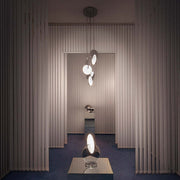 Welsh Ronde LED Hanglampen Goud Zilver Metaal Eetkamer Woonkamer - afbeelding 10 | Noma Lighting