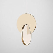 Welsh Ronde LED Hanglampen Goud Zilver Metaal Eetkamer Woonkamer - afbeelding 13 | Noma Lighting