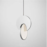 Welsh Ronde LED Hanglampen Goud Zilver Metaal Eetkamer Woonkamer - afbeelding 14 | Noma Lighting
