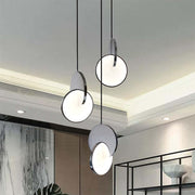 Welsh Ronde LED Hanglampen Goud Zilver Metaal Eetkamer Woonkamer - afbeelding 6 | Noma Lighting