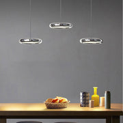 Welsh Minimalistisch Cirkel LED Hanglamp Metaal/Acryl Silver/Goud/Roségoud Slaap/Woon/Eetkamer - afbeelding 11 | Noma Lighting